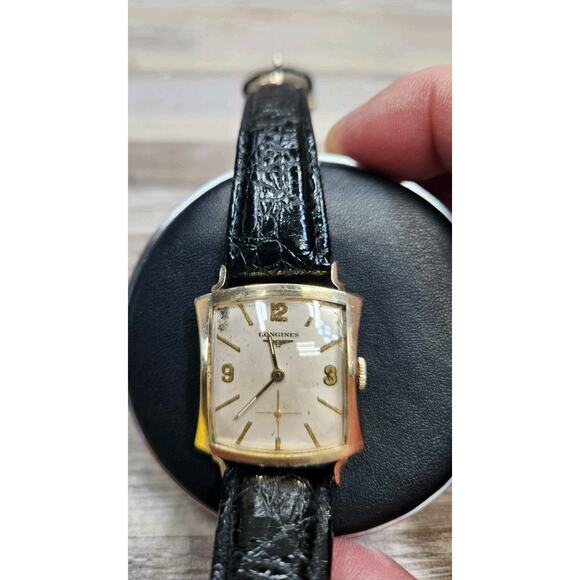 Vintage LONGINES Cal. 23Z, Men’s wristwatch, 1956, Manual Wind,10k Filled, Works - Picture 6 of 12